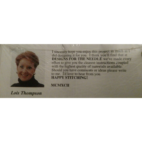 Bell Pull Cross Stitch Kit #1927 Christmas Ornaments finished size 5" x 26" - Picture 4 of 6